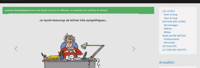 Geoffroy de Pennart....le site !