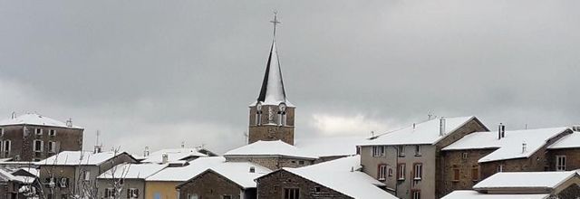 La neige..