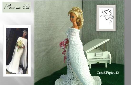 Barbie en cape "Pour un Oui"