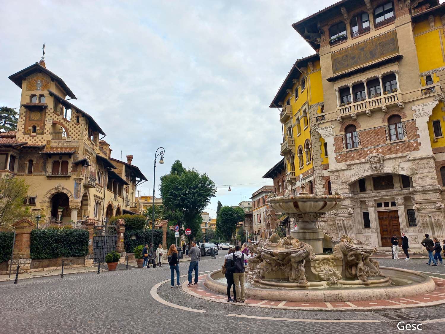 italie rome quartier coppede