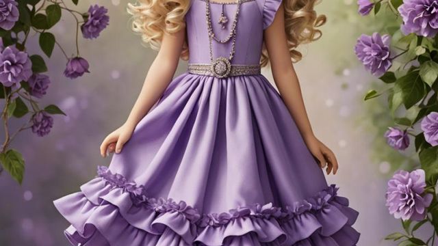 Jeune princesse blonde (IA)