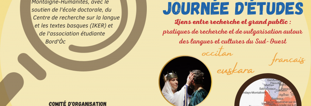 JE Recherche et vulgarisation : langues du Sud-Ouest