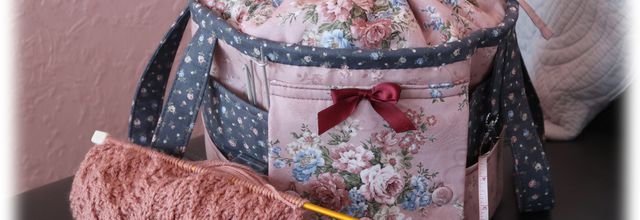 Sac à Crochet version romantique et printanière