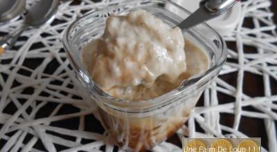 Riz au lait crémeux et son coulis caramel beurre salé