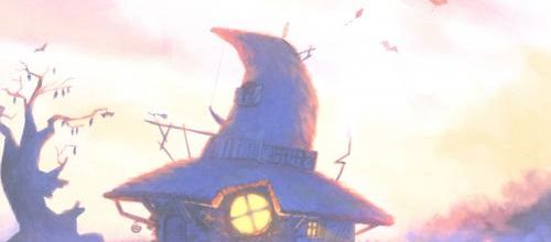 Patatra la p'tite sorcière et les crapauds.