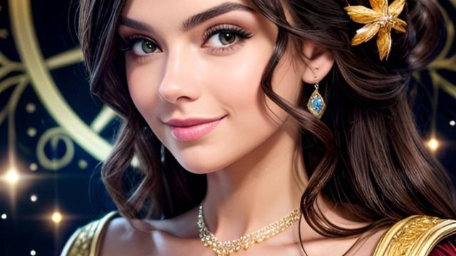 Femme représentant le signe zodiacal : cancer 