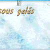 gif animé, blinkie,BISOUS,signature animee