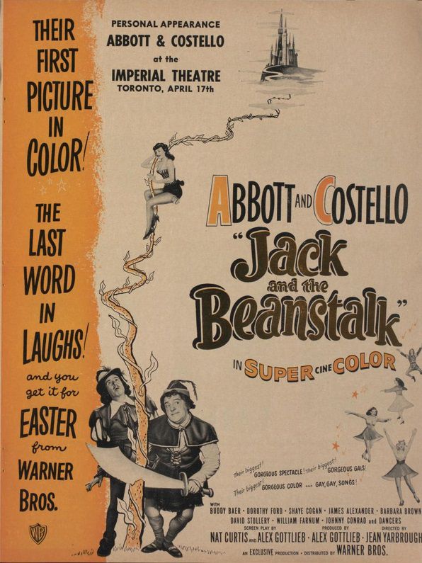 JACK AND THE BEANSTALK BOX OFFICE USA 1952