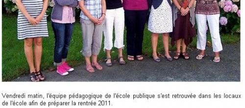 Ouest-France - 03/09/2011 - L'école publique accueille 109 enfants