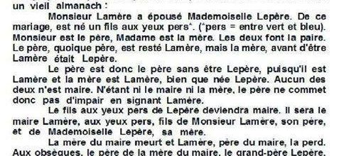 La dictée qui rend fou