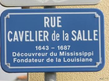 Cavelier de La Salle offre la Louisiane à Louis XIV