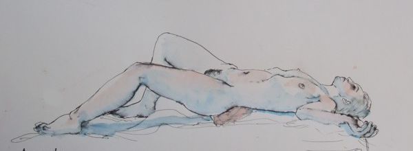 Mercredi - Une pose couchée