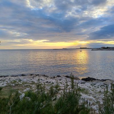 Plongée au petit port des Laurons après l'orage