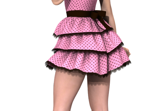Tube de fille "Pinup Valentine" (render)