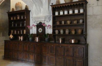 Le château de Chenonceau : les cuisines...