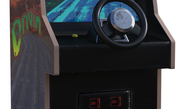 Tube de jeu d'arcade (render-image)