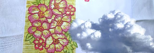 Mail art fleuri .
