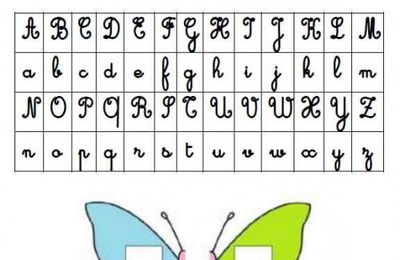 Fiche de suivi Papillons alphabétiques niveau 2