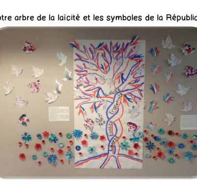 Notre arbre de la laïcité et les symboles de la République