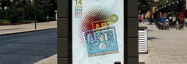 Metz / Art en Stock 2014 sur la place de la République...