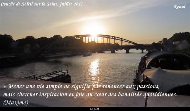 Mener une vie simple....