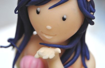 Fimo ou modelage : une jolie vahiné et une mignonne sirène