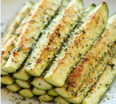 Courgettes gratinées au parmezan