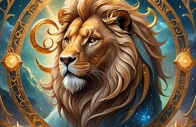 Signe du zodiaque "Lion" avec Intelligence Artificielle 7