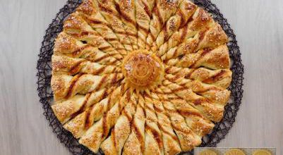 Tarte soleil tapenade et emmental 