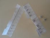 Bande numérique pour l'appel/l'arrivée des élèves inspirée du jeu de trac/Shut the box