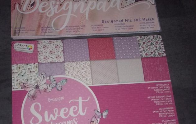 Bloc note "tissu", "papier scrap", skyvertex, ..., ...., 