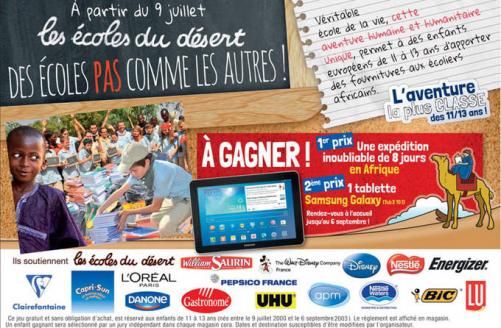 Concours les écoles du désert