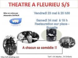 Soirée Théâtre les 23 & 24 mai à Fleurieu