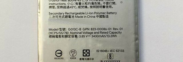 Batteria per HTC Google Pixel 3XL 823-00086-01 - G013C-B (3430mAh/13.2WH) batteria di ricambio