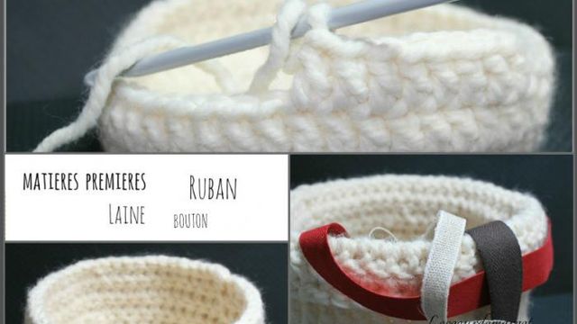 Corbeille crochet