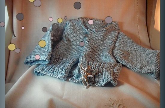 Gilet ruban bleu