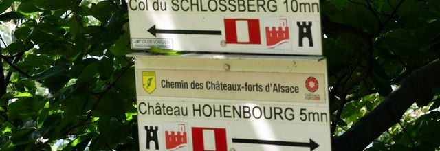 Randonnée des quatre châteaux : le château du Hohenbourg
