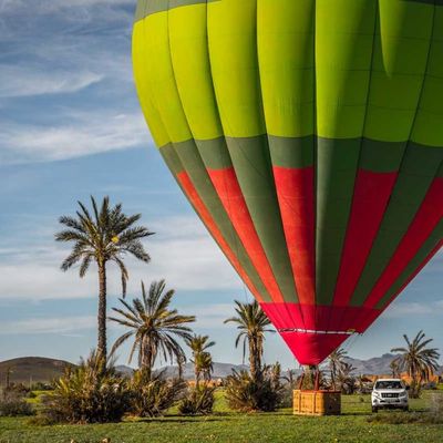 Tour en Montgolfière d’Agadir – Une Expérience Unique au-dessus du Maroc avec Face Tours