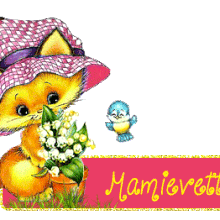756 - Chat et oiseau - MUGUET - 1er mai
