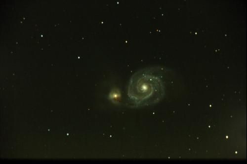 M51 - photo de 2010 retravaillée