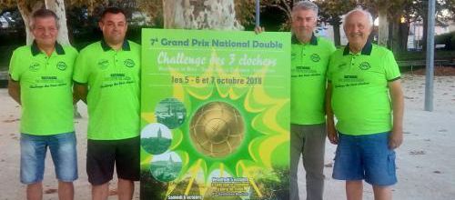 Les 3 sociétés et leurs Présidents réunie pour le Challenge des 3 clochers