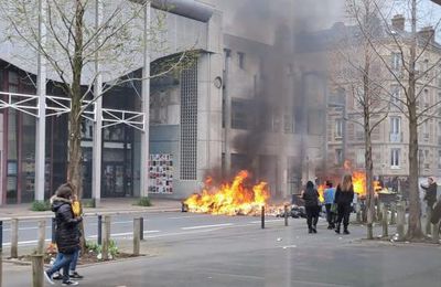 Retraites - 23 mars 2023 : Déferlement de colère contre Macron dans la région du Havre