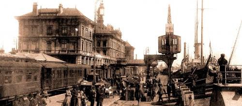 La « nouvelle » gare maritime, inaugurée en octobre 1889
