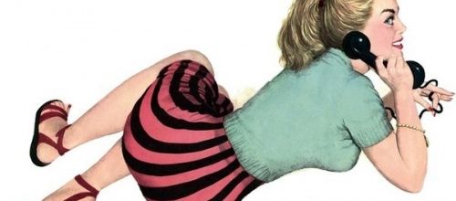 PIN UP BLONDE 1950