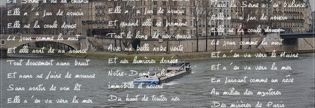 Chanson de la Seine de Jacques Prévert