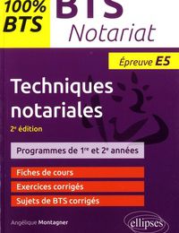 Electronics livre électronique gratuit télécharger BTS Notariat Techniques notariales  - Epreuves E5 ePub PDF PDB in French par Angélique Montagner