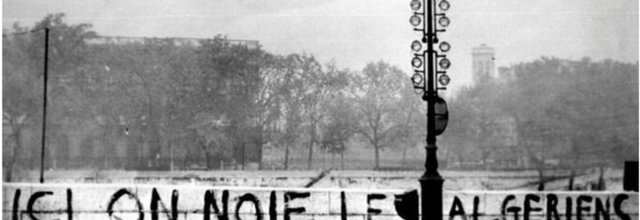 62ÈME ANNIVERSAIRE DU CRIME D’ÉTAT COMMIS LE 17 OCTOBRE 1961