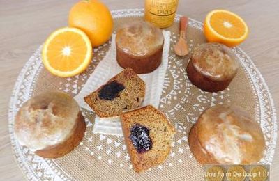 Nonnettes à la confiture de cassis 