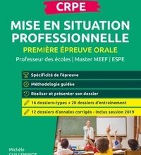 Télécharge des livres à partir de google books CRPE Première épreuve orale : mise en situation professionnelle