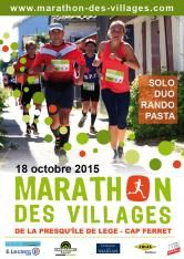 Marathon des Villages - Lège Cap Ferret - Dimanche 18 octobre 2015